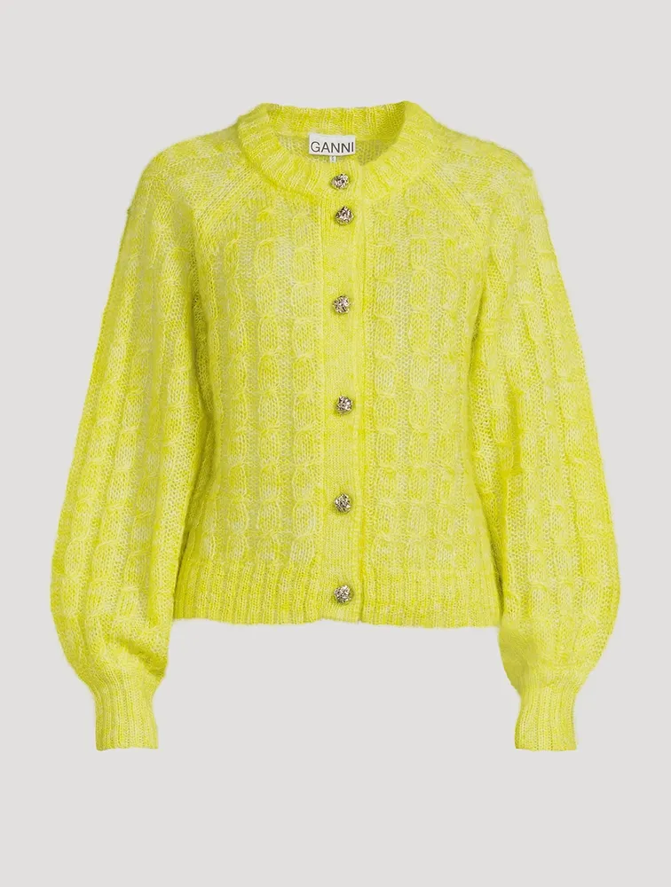Relaxed Cable-Knit Cardigan