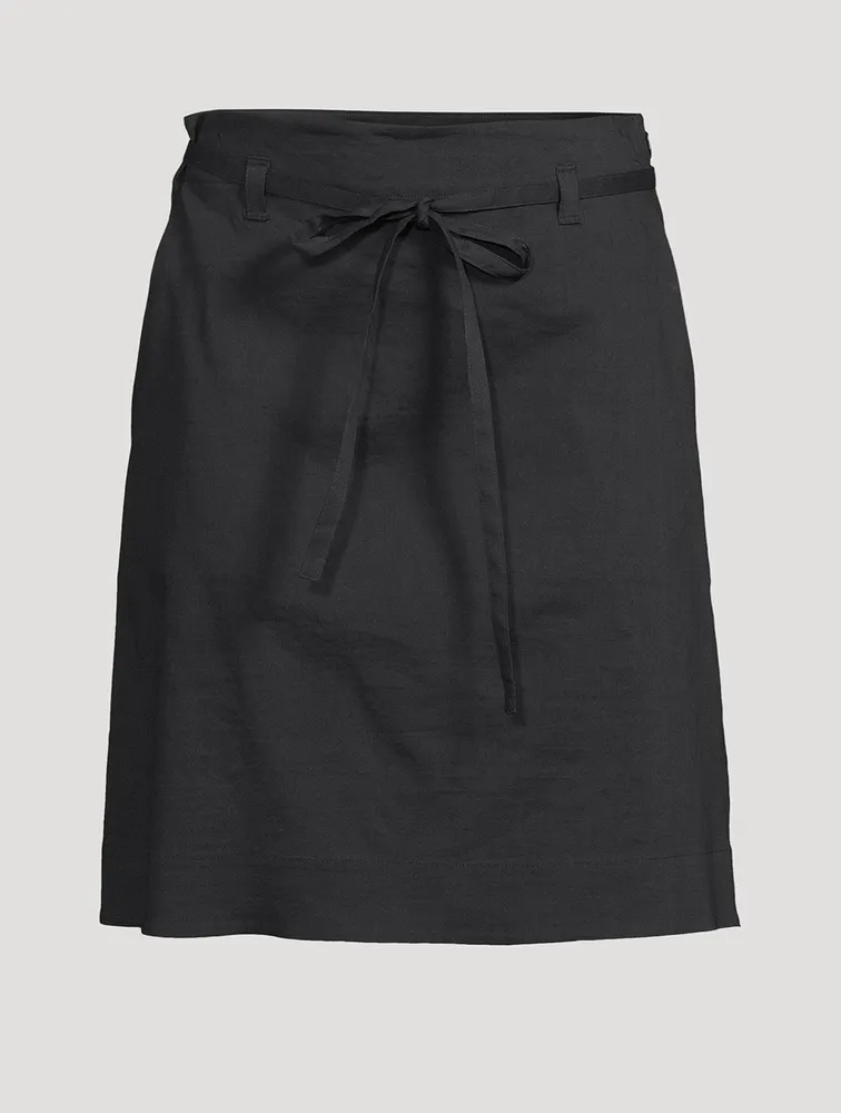 Good Linen Tie Skirt