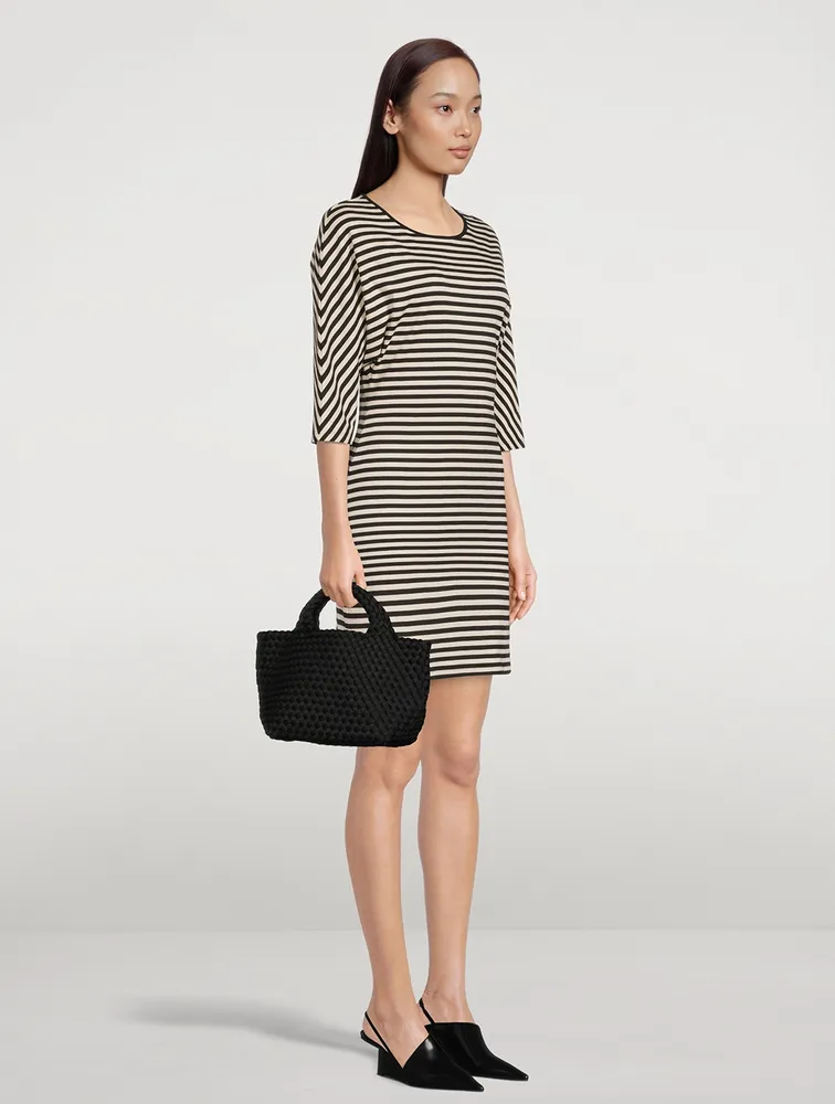 Essential T-Shirt Dress Stripe Print