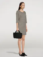 Essential T-Shirt Dress Stripe Print