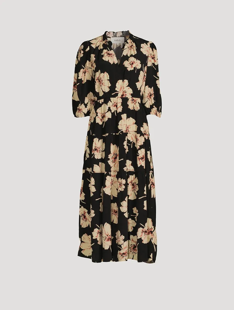Kory Midi Dress Floral Print