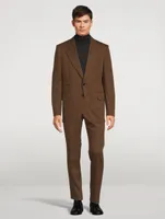 Shelton Cotton And Cashmere Peak Lapel Jacket