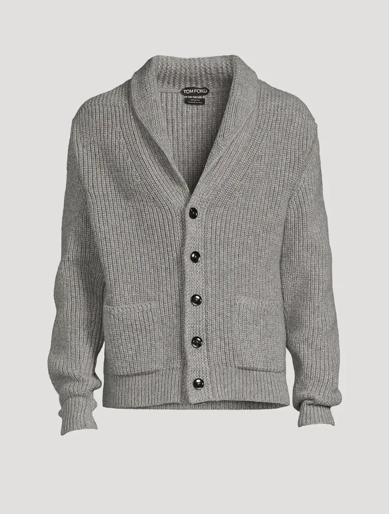 Cashmere Alpaca And Silk Shawl Cardigan