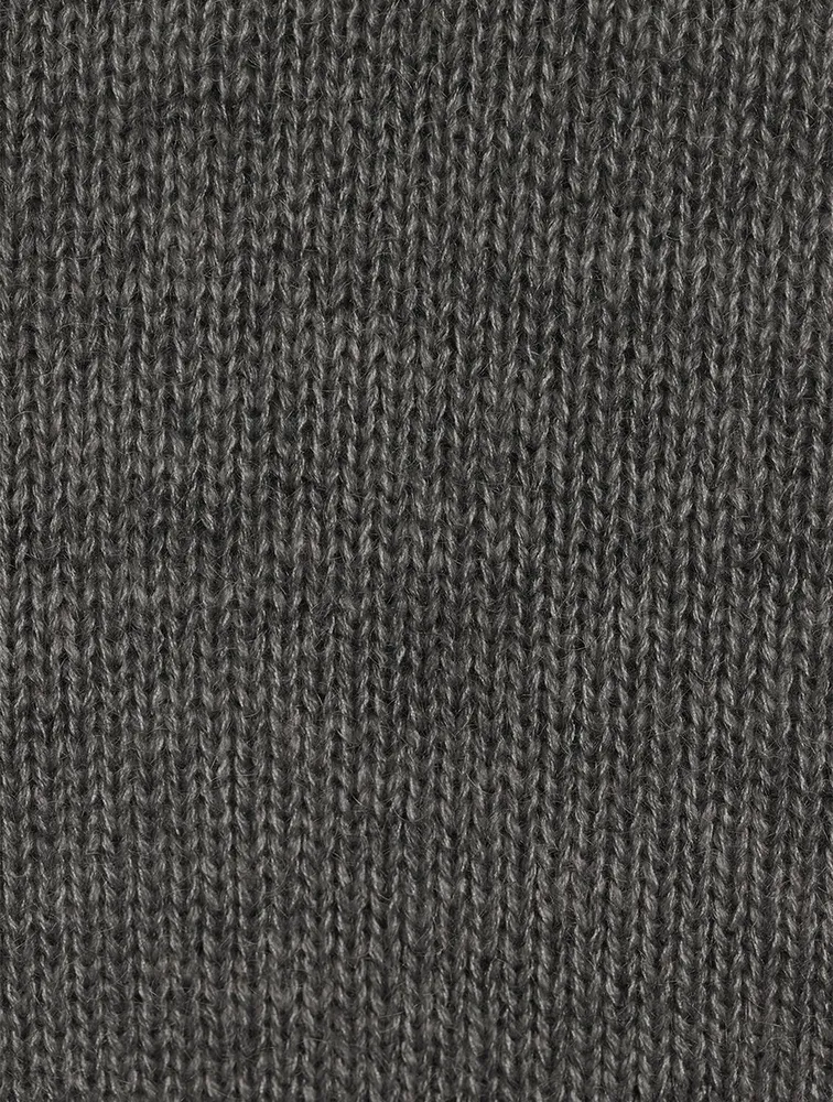 Cashmere Mohair And Silk Dip-Dye Sweater