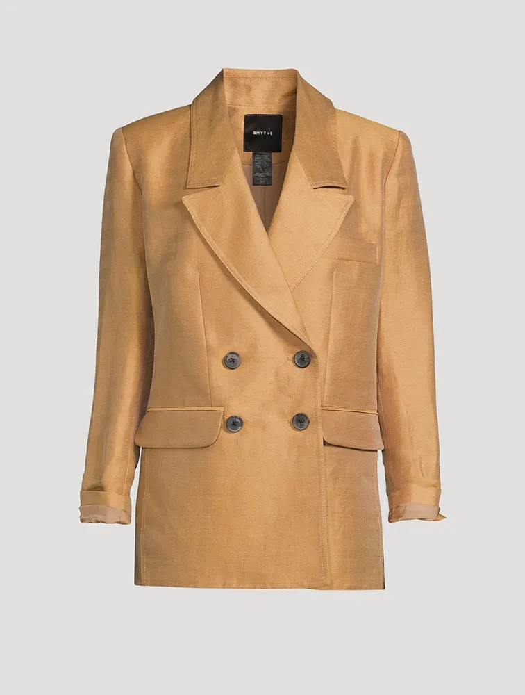 Oversized Double-Breasted Blazer