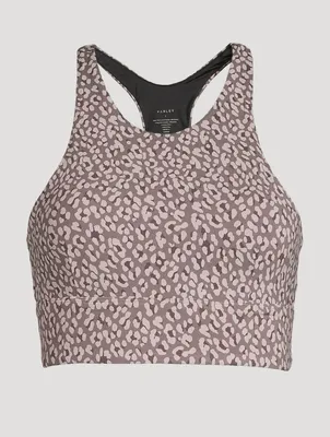 Let's Move Harris Sports Bra Cheetah Print