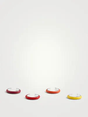 Set Of Four Warm Enamel Stacking Ear Cuffs