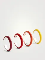 Set Of Four Warm Enamel Stacking Ear Cuffs