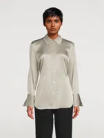 Relaxed Satin Blouse