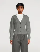 Poet-Sleeve Cardigan
