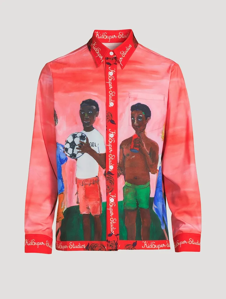 Long-Sleeve Shirt Kids Print
