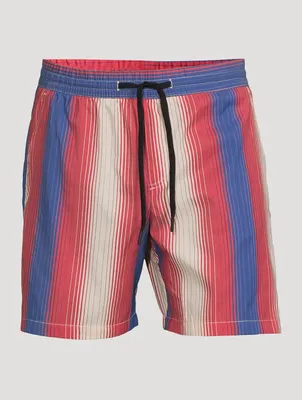 Roy Swim Shorts Gradient Stripe