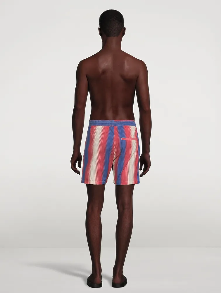 Roy Swim Shorts Gradient Stripe
