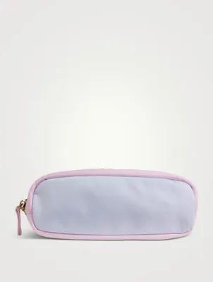 Colourblock Nylon Pencil Case