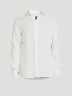Linen Long-Sleeve Shirt
