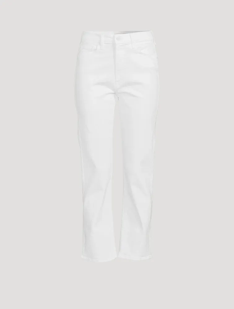 Rider High-Waisted Straight-Leg Jeans