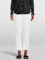 Rider High-Waisted Straight-Leg Jeans