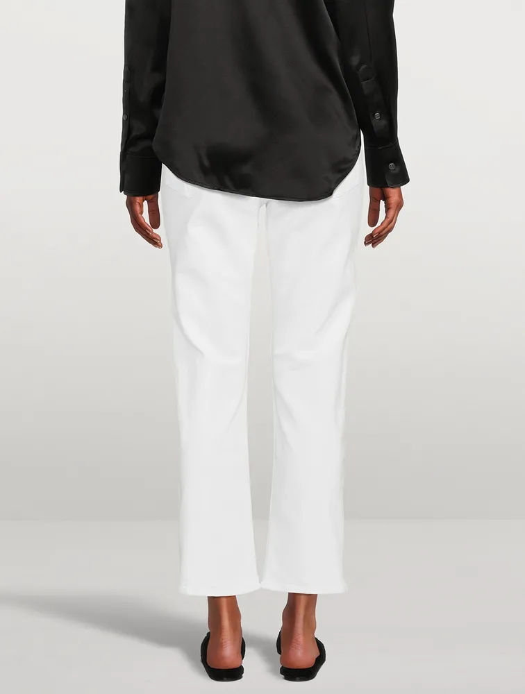 Rider High-Waisted Straight-Leg Jeans