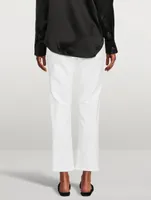 Rider High-Waisted Straight-Leg Jeans
