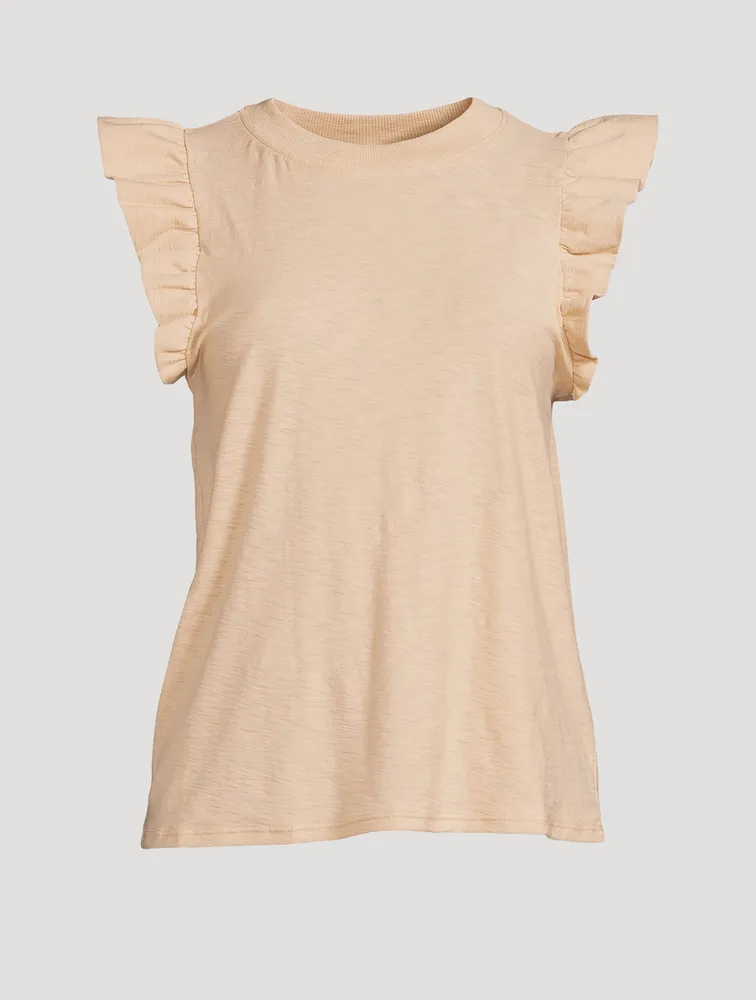 Paulette Ruffled T-Shirt