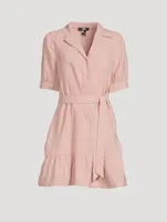 Mayslie Belted Shirt Dress