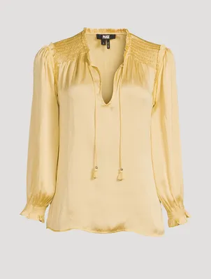 Kaylynn Satin Blouse