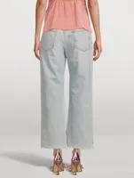 Le Jane High-Waisted Crop Jeans