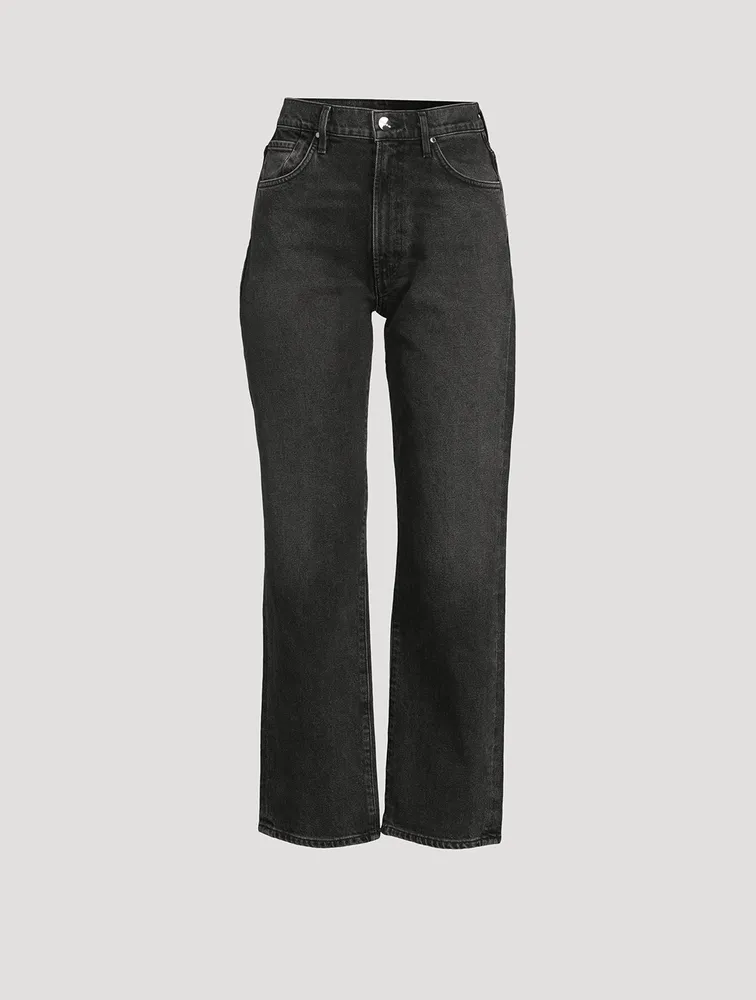 Mellery High-Waisted Straight Jeans