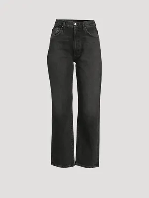 Mellery High-Waisted Straight Jeans