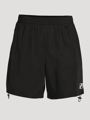 Elastic-Waist Shorts