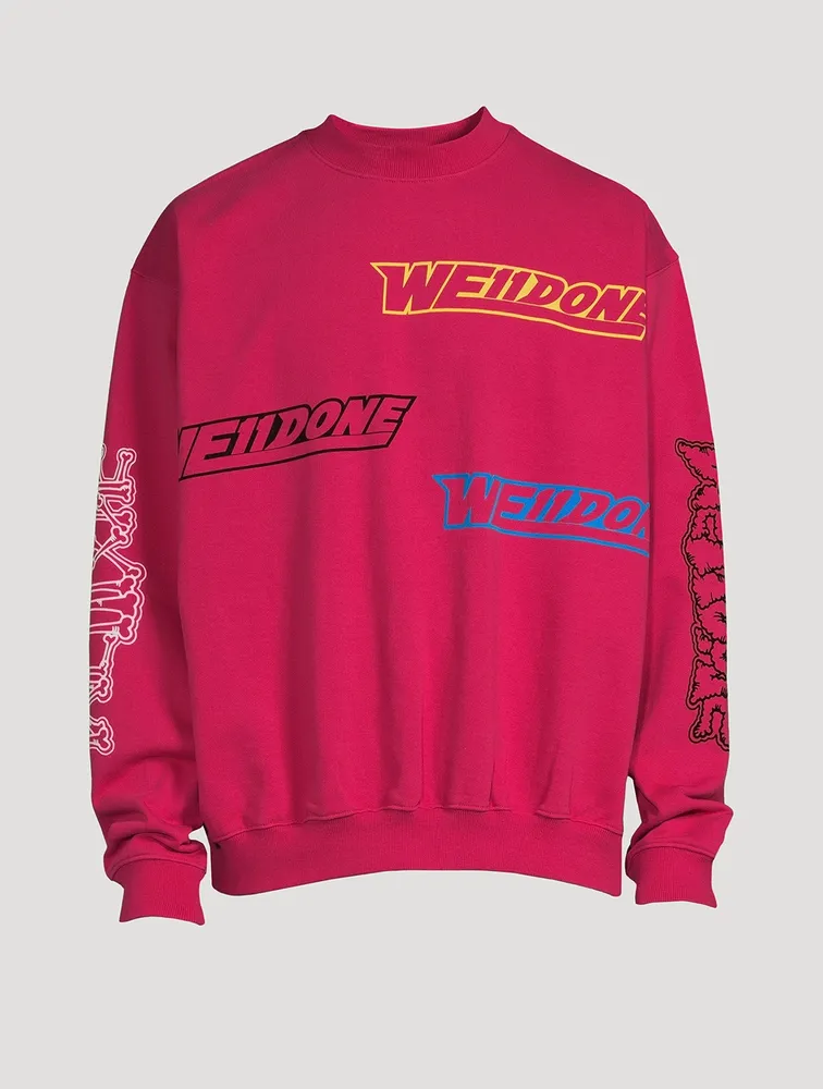 Cotton Sweatshirt With Side Logo
