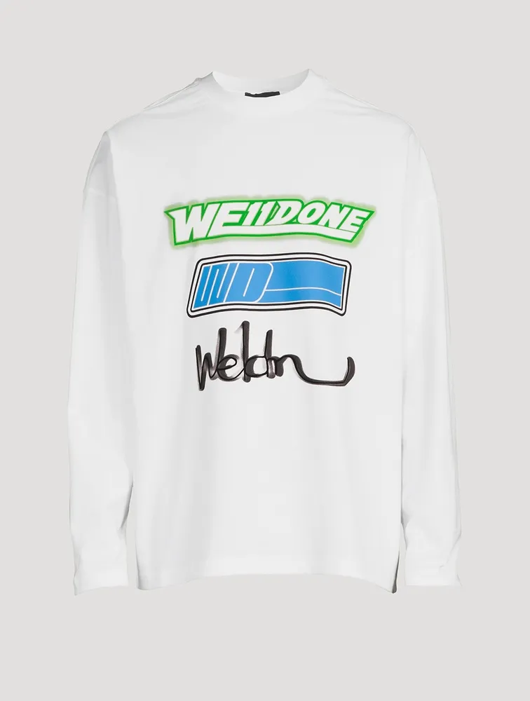 Cotton Long-Sleeve T-Shirt With Logo