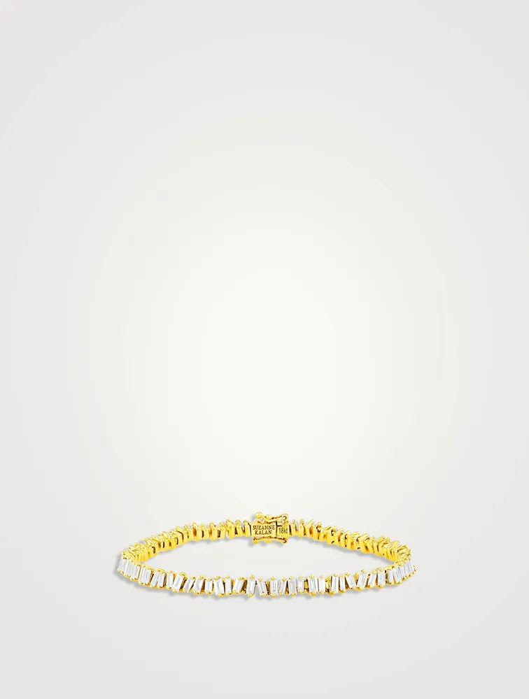 Fireworks 18K Gold Tennis Bracelet With Diamonds