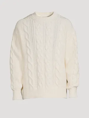 Cure Cotton Cable-Knit Sweater
