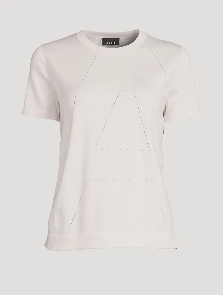 Perforated Jersey T-Shirt