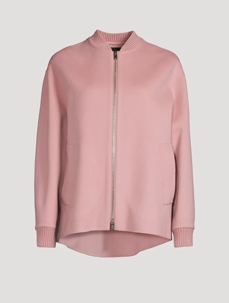 Wool And Cashmere Bomber Jacket