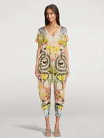 Sera Jumpsuit Garden Snake Print