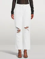 Good '90s Duster Straight-Leg Jeans