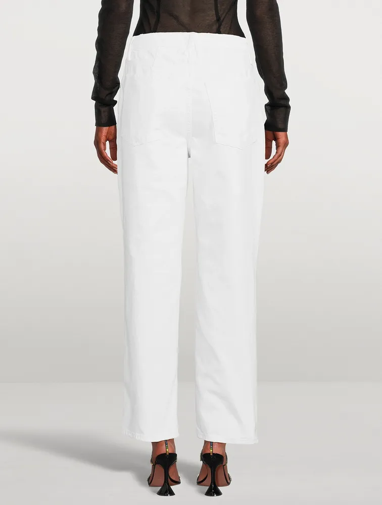Good '90s Duster Straight-Leg Jeans