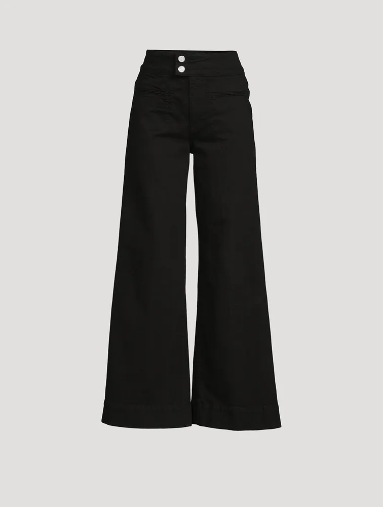 Le Pixie Hardy Wide-Leg Jeans