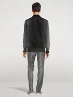 Bowie Silk And Cotton Zip Jacket