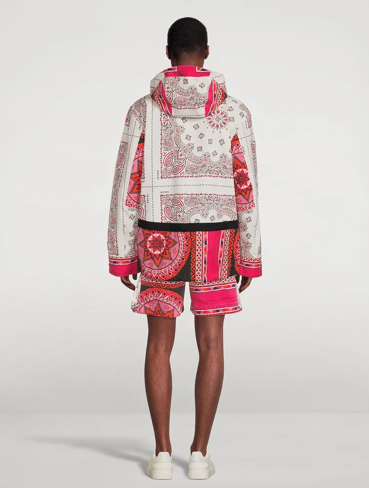 Blouson Jacket Bandana Print
