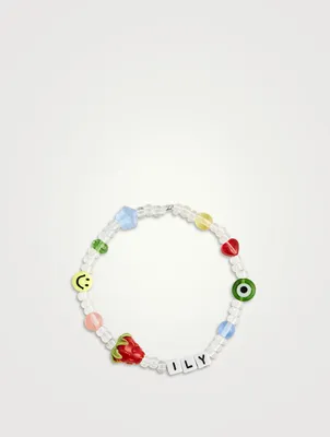 Bisous Beads x Holt Renfrew "ILY" Bracelet