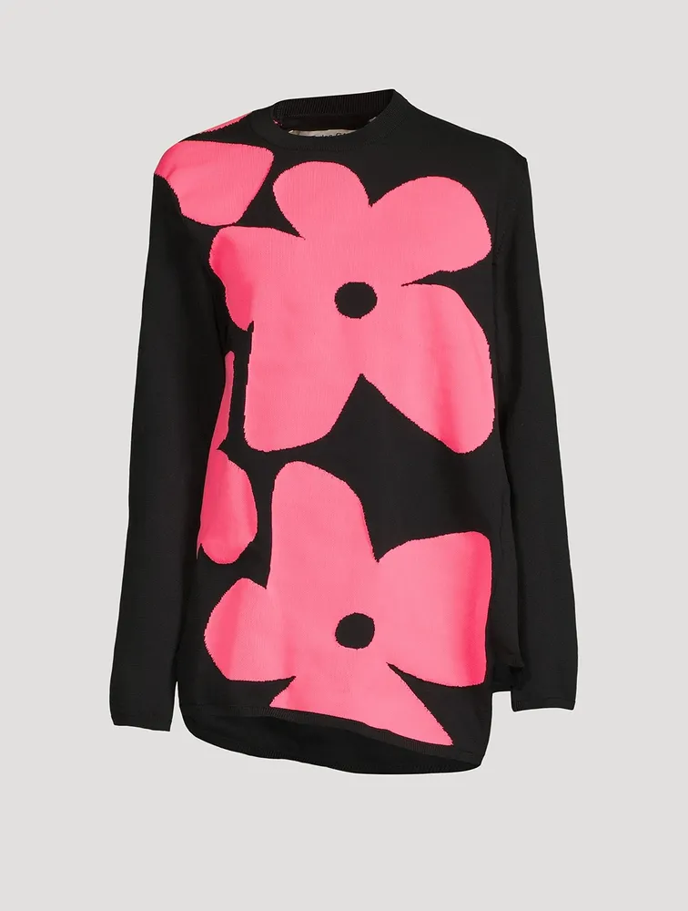 Flower Intarsia Sweater
