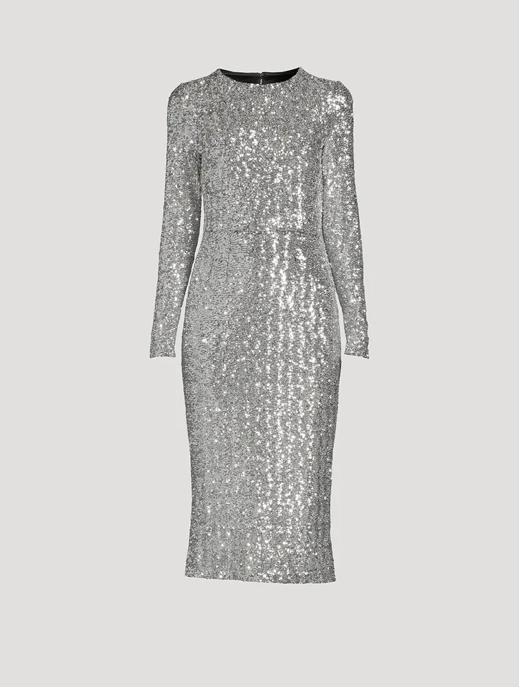 Sequin Midi Dress