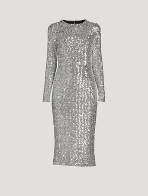 Sequin Midi Dress