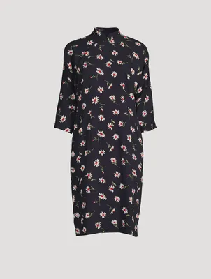 Midi Dress Floral Print