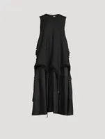 Harness Wool Midi Dress