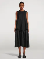 Harness Wool Midi Dress