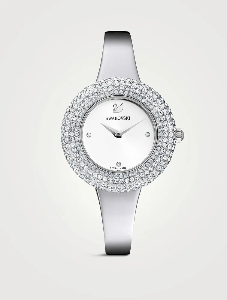 Crystal Rose Bracelet Watch